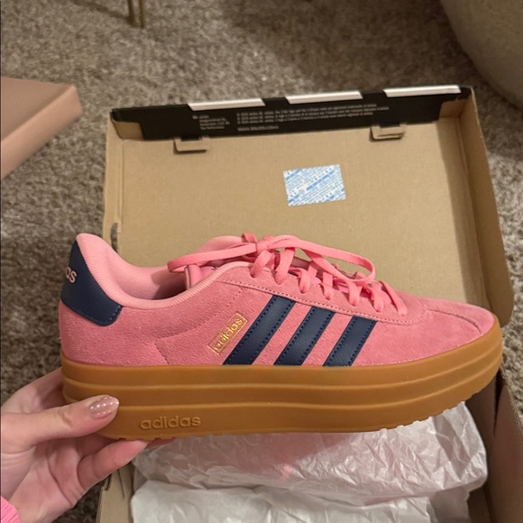 adidas Shoes - Adidas Women's Pink and Blue Sneakers